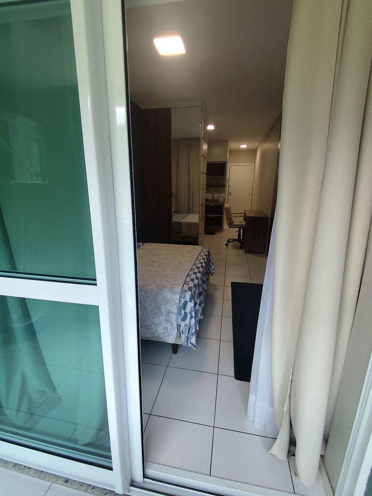 Loft Terraços da Rainha - vista mar - AP403