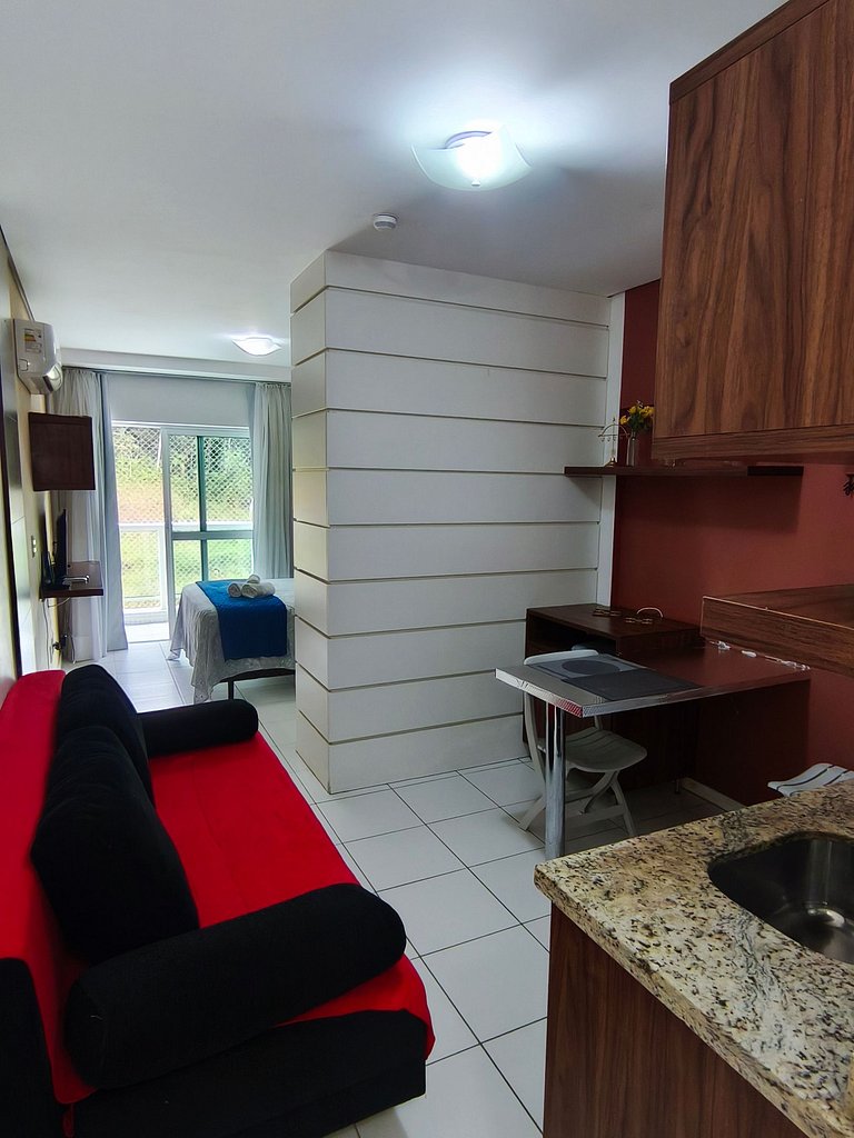 Terraços da Rainha AP 507 - Loft vista mar - BC