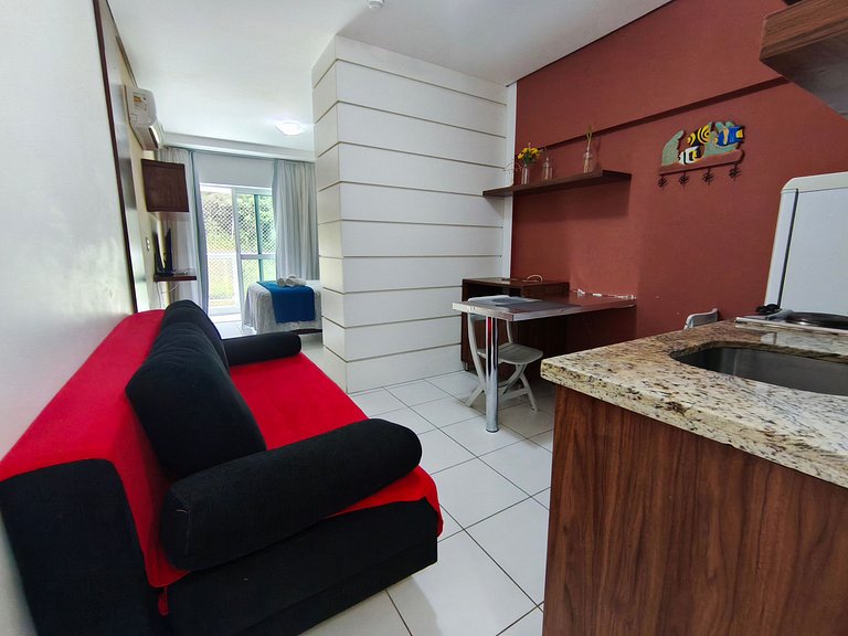Terraços da Rainha AP 507 - Loft vista mar - BC