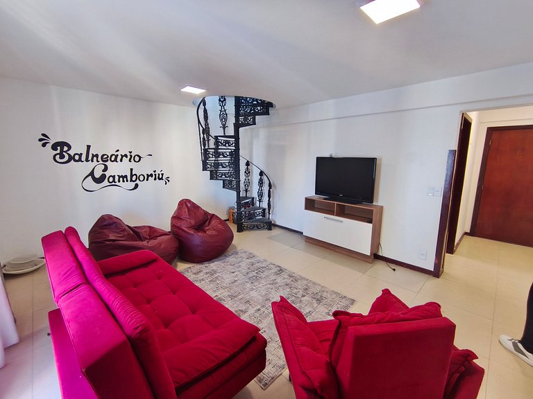 Cobertura duplex c/ terraço e churrasqueira em BC