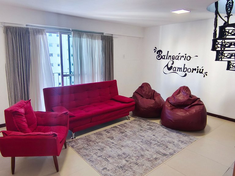 Cobertura duplex c/ terraço e churrasqueira em BC