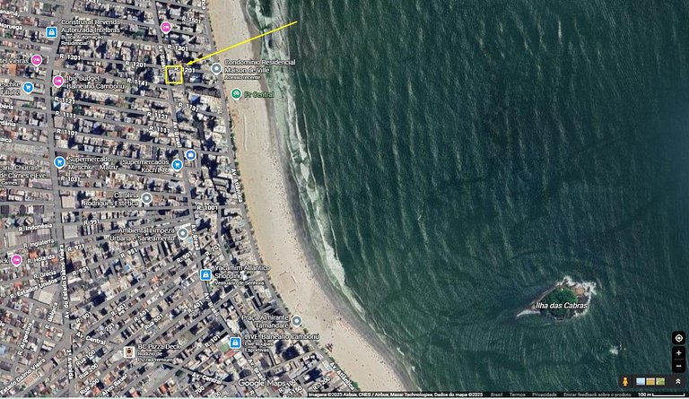 Apartamento 2 dormitórios a 130 m da praia | BC