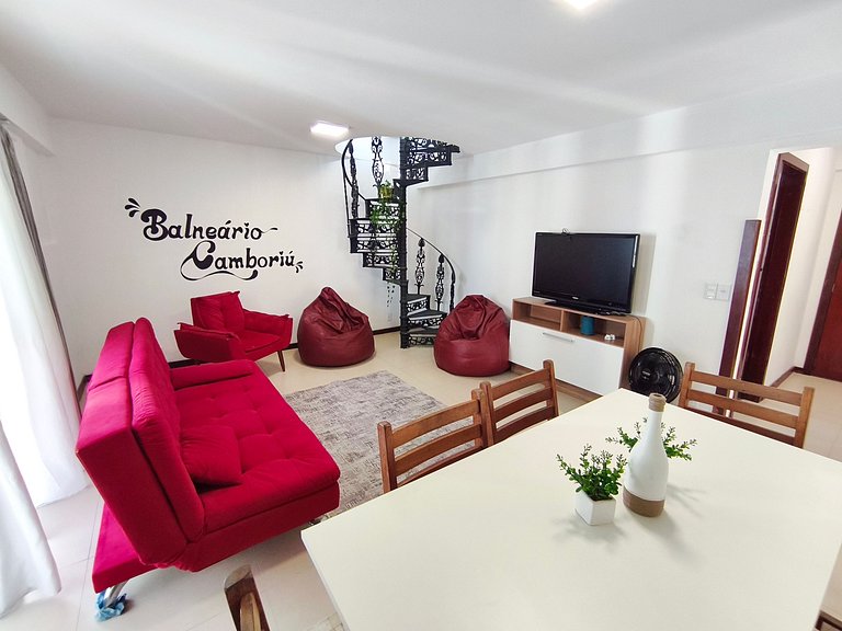 Cobertura duplex c/ terraço e churrasqueira em BC