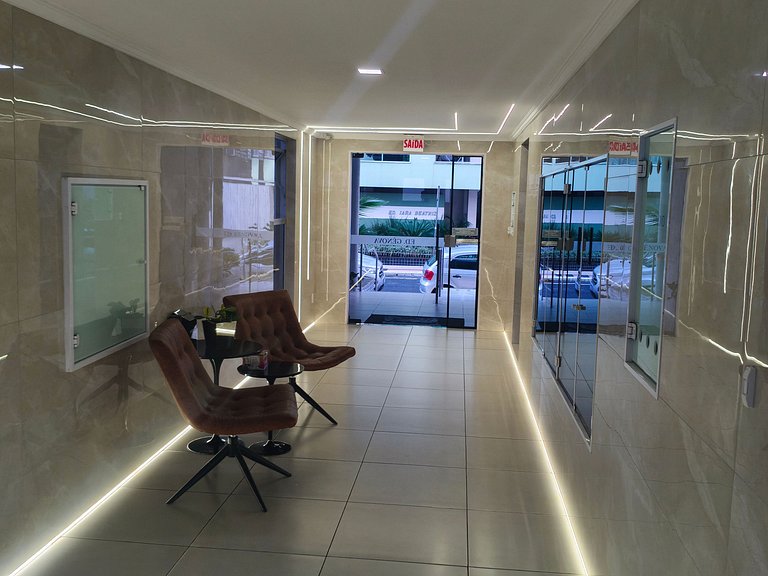 Conforto no Centro de BC | Sacada + 2 Quartos